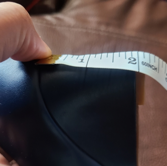 Shoes of Prey - Women's Navy Blue Wedges - Size 5 - Picture 7 of 7